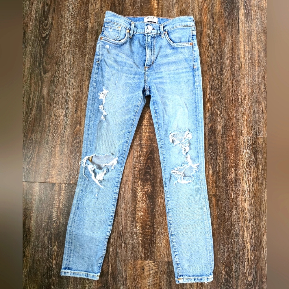 Agolde Sophie High Rise Skinny Crop 25